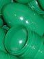 Unassembled Green Plastic Easter eggs (25/PKG)
