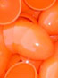 Unassembled Orange Plastic Easter eggs (25/PKG)