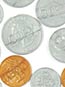 Assorted Plastic Coins  (144/PKG)