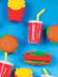 Take-Apart Fast Food Erasers (12PK)