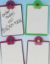 2 in. X 3 in. Mini Clipboard W/ Notepad (24.PKG)