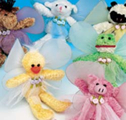 Precious Chenille Farm Animal Fairies Approx. 61/2 in. (12/PKG)
