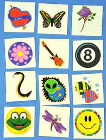 Cutie Tattoos (144/PKG)