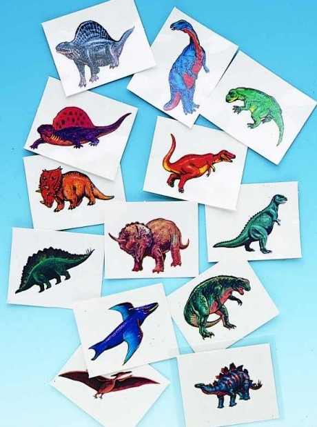 Dinosaur Tattoos (144/PKG)