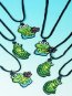 Enamel Frog Necklace (36/PKG)