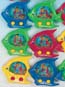 Colorful Fish Shaped Water Games (12/PKG)
