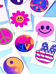 Groovy 60's Tattoos (144/PKG)