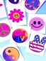 Groovy 60's Tattoos (144/PKG)