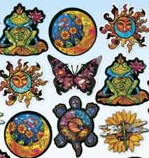 Jumbo Glittery Stickers (72/PKG)