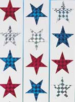Laser Prism Stars Stickers