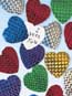 Mini Heart Shaped Laser Note Pads (144/PKG)