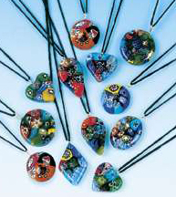Mosaic Stone Necklaces (12/PKG)