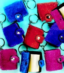 Plush Mini Notebook Key Chains (12/PKG)