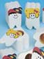 Painted Wooden Tooth Boxes (12/PKG)