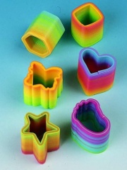 Rainbow Coils - Assorted Shapes (36/PKG)