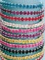 Deluxe Colored Rhinestone Bracelets(12/PKG)