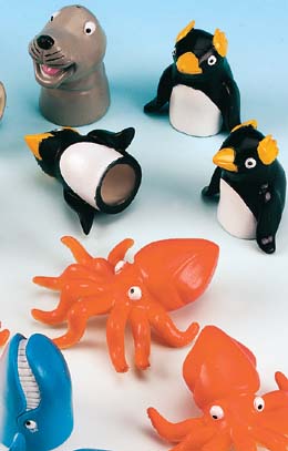 Sea Creature Finger Puppets (24/PKG)