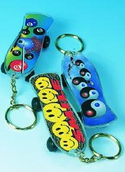 Cool Skateboard Key Chains (12/PKG)