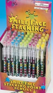 Non Sharpening Pop-A-Point Smile Pencils (50/PKG)