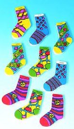 Sock Erasers (48/PKG)
