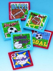 Assorted Sports Slide Puzzles (36/PKG)