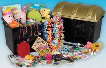 plastic treasure chest storage box