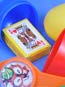 Toy filled Plastic Easter eggs, assorted colors-1 toy per egg (12/PKG)