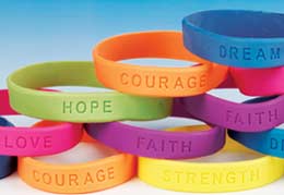 Inspirational Rubber Bracelets 24 Pkg Toy Connection Inspirational Rubber Bracelets 24 Pkg