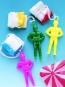 Parachutist Toy - 4 inches (Pre-Tied) (12/PKG)