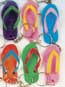 Sandals Key Chains (12/PKG)