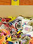 Popular Little Treasure Chest Economy Toys - 200 toys in a cardboard toy treasure chest